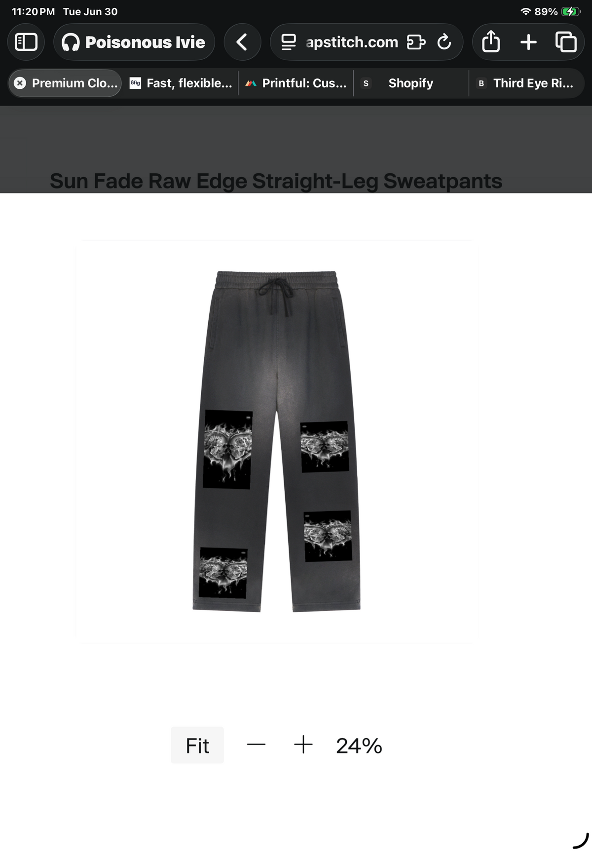 Wornout sweatsuit outfit